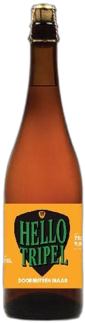 Hello Tripel fles van 75Cl