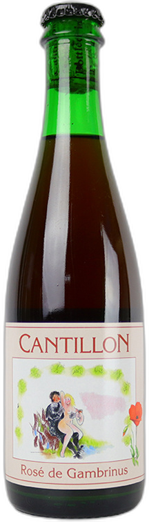 Cantillon Rosé de Gambrinus flesje van 37,5cl