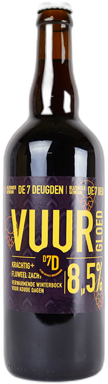 De 7 Deugden Vuur + Gloed fles van 75cl