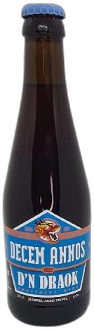 D’n Draok Decem Annos flesje van 33cl