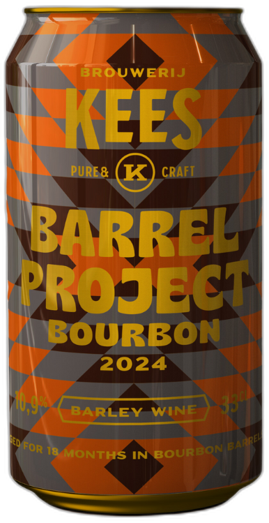 Kees Barrel Project 2024 Bourbon blikje van 33cl