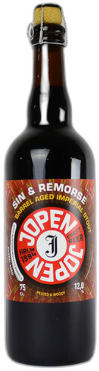 Jopen Sin & Remorse BA Peated Whiskey Blend fles van 75cl