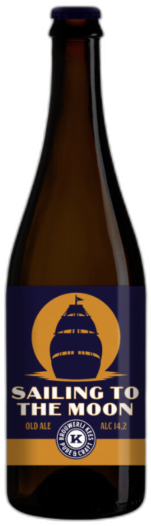 Kees Sailing to the Moon fles van 75cl