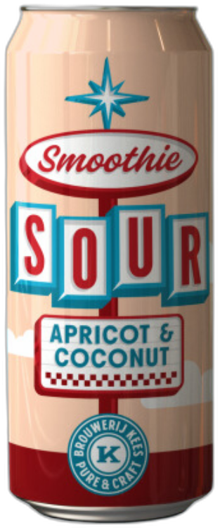 Kees Smoothie Sour Apricot & Coconut blik van 44cl