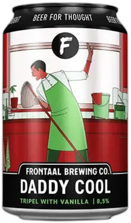Frontaal Daddy Cool blikje van 33cl Frontaal Daddy Cool blikje van 33cl