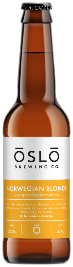 Oslo Brewing Norwegian Blonde flesje van 33cl