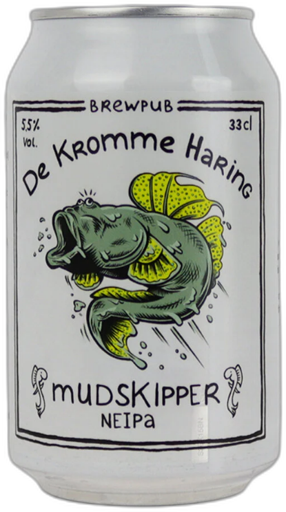 Kromme Haring Mudskipper blikje van 33cl