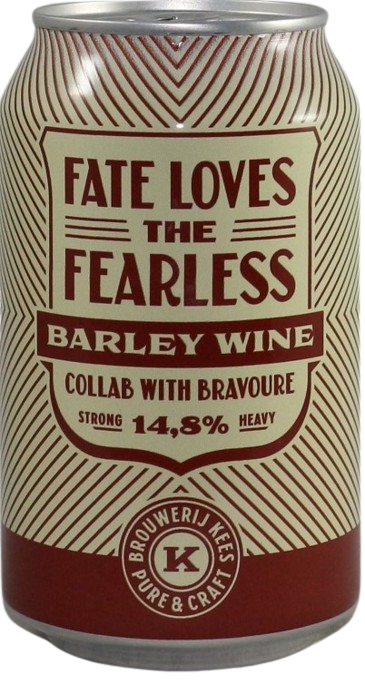 Kees Fate Loves the Fearless blikje van 33cl Kees Fate Loves the Fearless blikje van 33cl