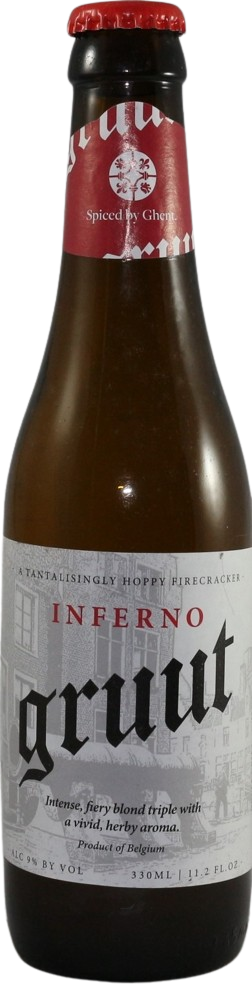 Gruut Inferno flesje van 33cl