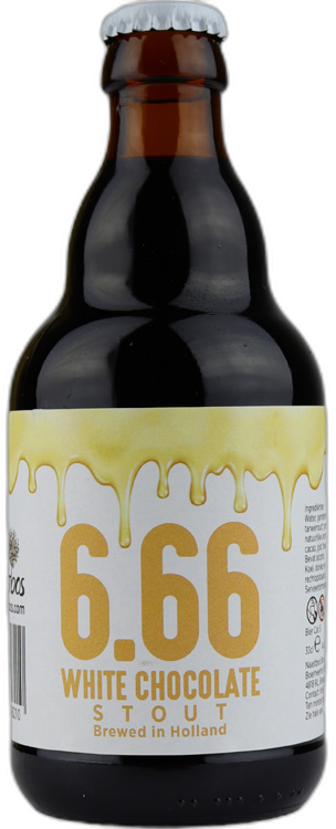 Naastbos 6.66 White Chocolate Stout flesje van 33cl