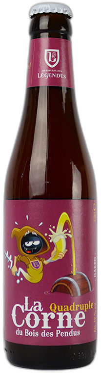 La Corne Quadrupel flesje van 33cl