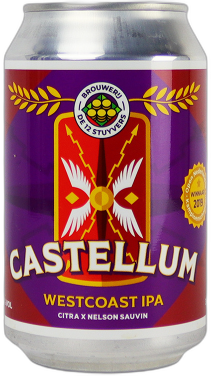 De 12 Stuyvers Castellum blikje van 33cl