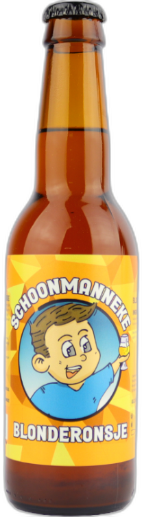 Schoonmanneke Blonderonsje flesje van 33cl
