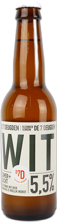 De 7 Deugden Wit flesje van 33cl
