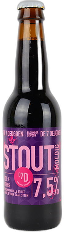 De 7 Deugden Stout en Moedig flesje van 33cl