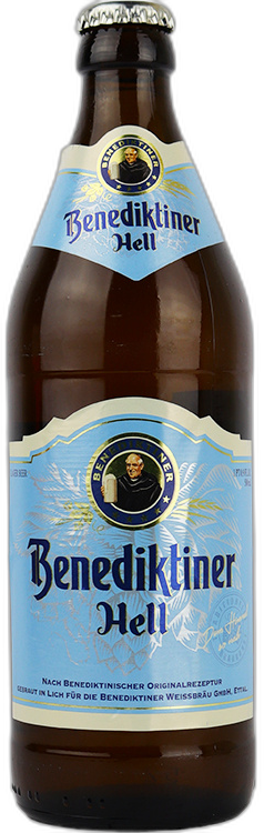 Benediktiner Hell fles van 50cl