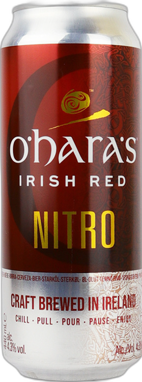 O'Hara's Irish Red Nitro blik van 44cl