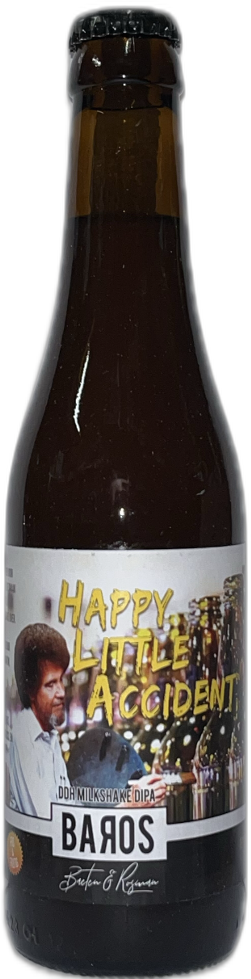 Baros Happy Little Accident flesje van 33cl