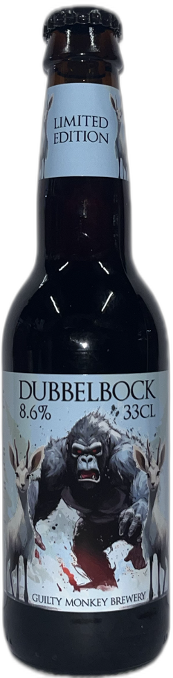 Guilty Monkey Dubbelbock flesje van 33cl