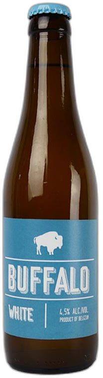 Buffalo White flesje van 33cl