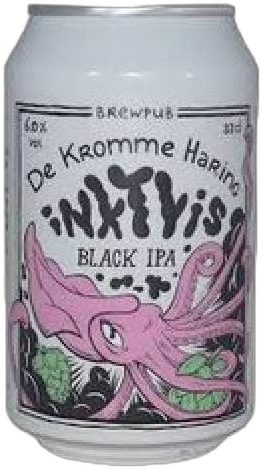 De Kromme Haring Inktvis blikje van 33cl
