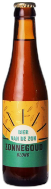 Bier van de Zon Zonnegoud flesje van 33CL