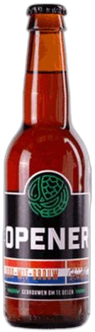 Opener Rood Wit Brouw flesje van 33cl Opener Rood Wit Brouw flesje van 33cl