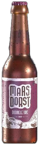 Maasdorst Dubbele Das flesje van 33cl