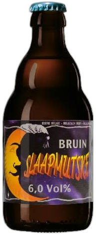 Slaapmutske Bruin flesje van 33Cl
