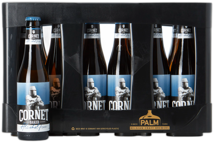 Cornet Oaked Alcohol-Free krat met 24 flesjes van 33cl