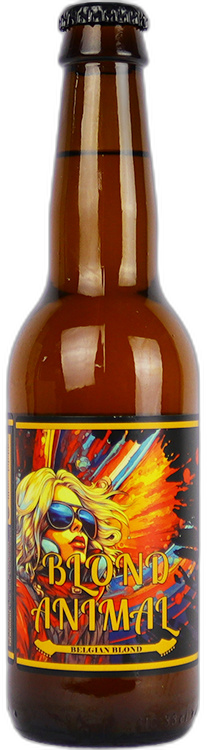 Fusie Blond Animal flesje van 33cl