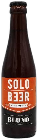 Solo Blond flesje van 25CL