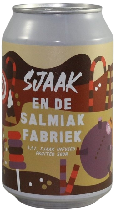 Sjaak En De Salmiakfabriek blikje van 33cl