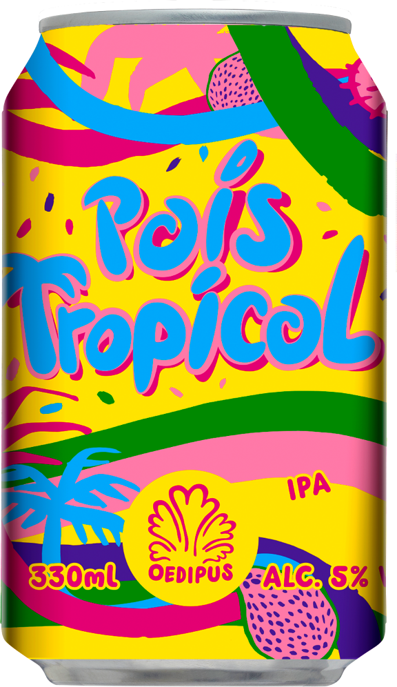Oedipus Pais tropical blikje van 33cl Oedipus Pais tropical blikje van 33cl