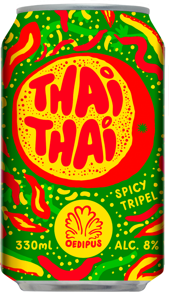 Oedipus Thai thai tripel blikje van 33cl Oedipus Thai thai tripel blikje van 33cl