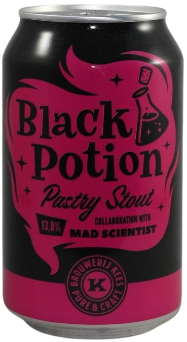 Kees Black Potion blikje van 33cl