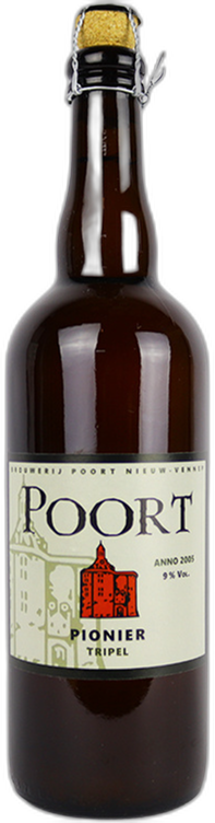 Poort Pionier Tripel fles van 75cl