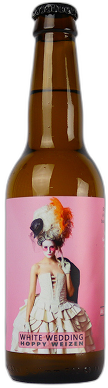 Pop Hop White Wedding flesje van 33cl