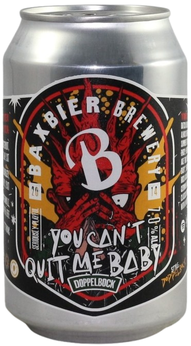 Baxbier You Can't Quit Me Baby blikje van 33cl