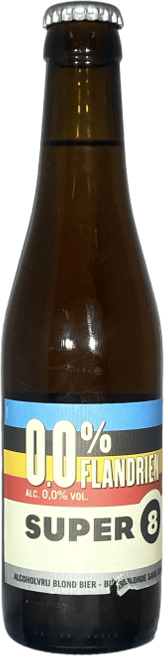 Super 8 Flandrien 0.0% flesje van 33cl