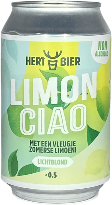 Hert Limon Ciao Non Alc blikje van 33cl