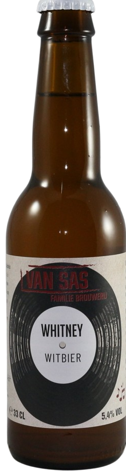 Van Sas Whitney flesje van 33cl