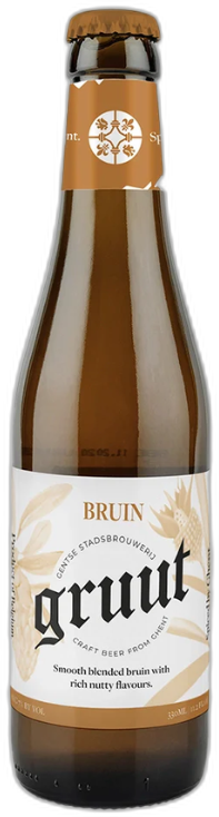 Gentse Gruut Bruin Glutenvrij flesje van 33cl