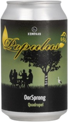 Populus 6921 OorSprong By Kompaan blikje van 33cl Populus 6921 OorSprong By Kompaan blikje van 33cl