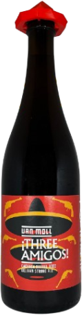 Three Amigos bier fles van 75cl