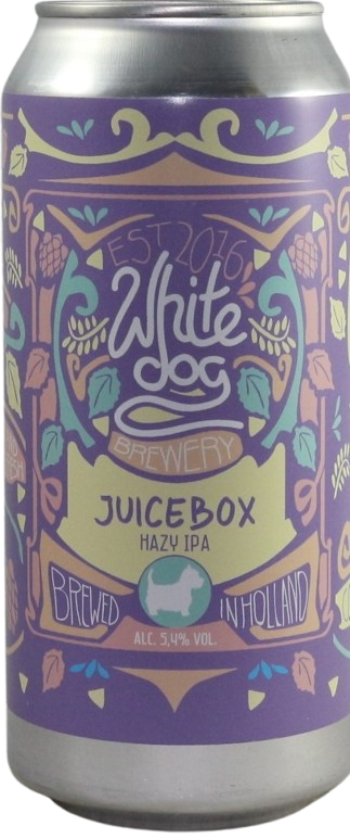 White Dog Juicebox blik van 44cl
