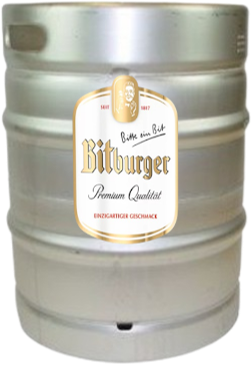 Bitburger Pils Fust van 50 liter