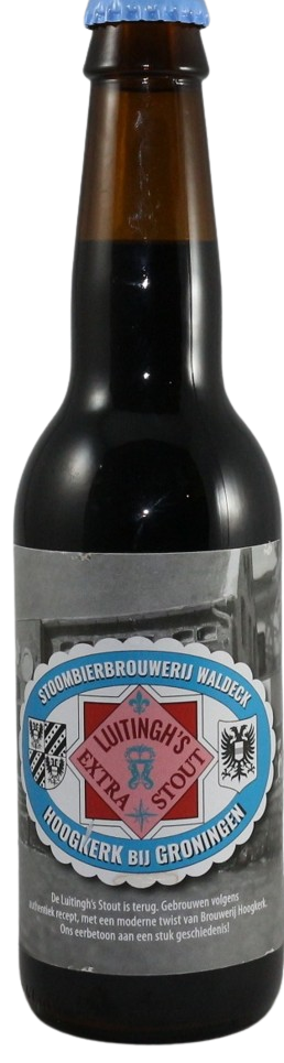 Hoogkerk Luitingh's Extra Stout flesje van 33cl