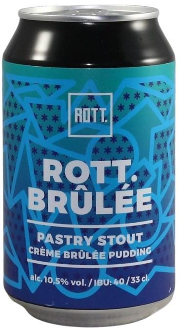 ROTT.brûlée blikje van 33cl
