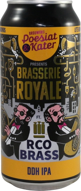 Poesiat & Kater RCO BRASS blik van 44cl